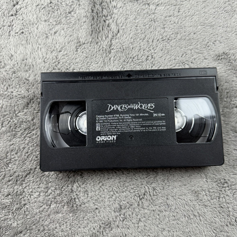 Dances With Wolves‎ VHS 1990 - Picture 4 of 4